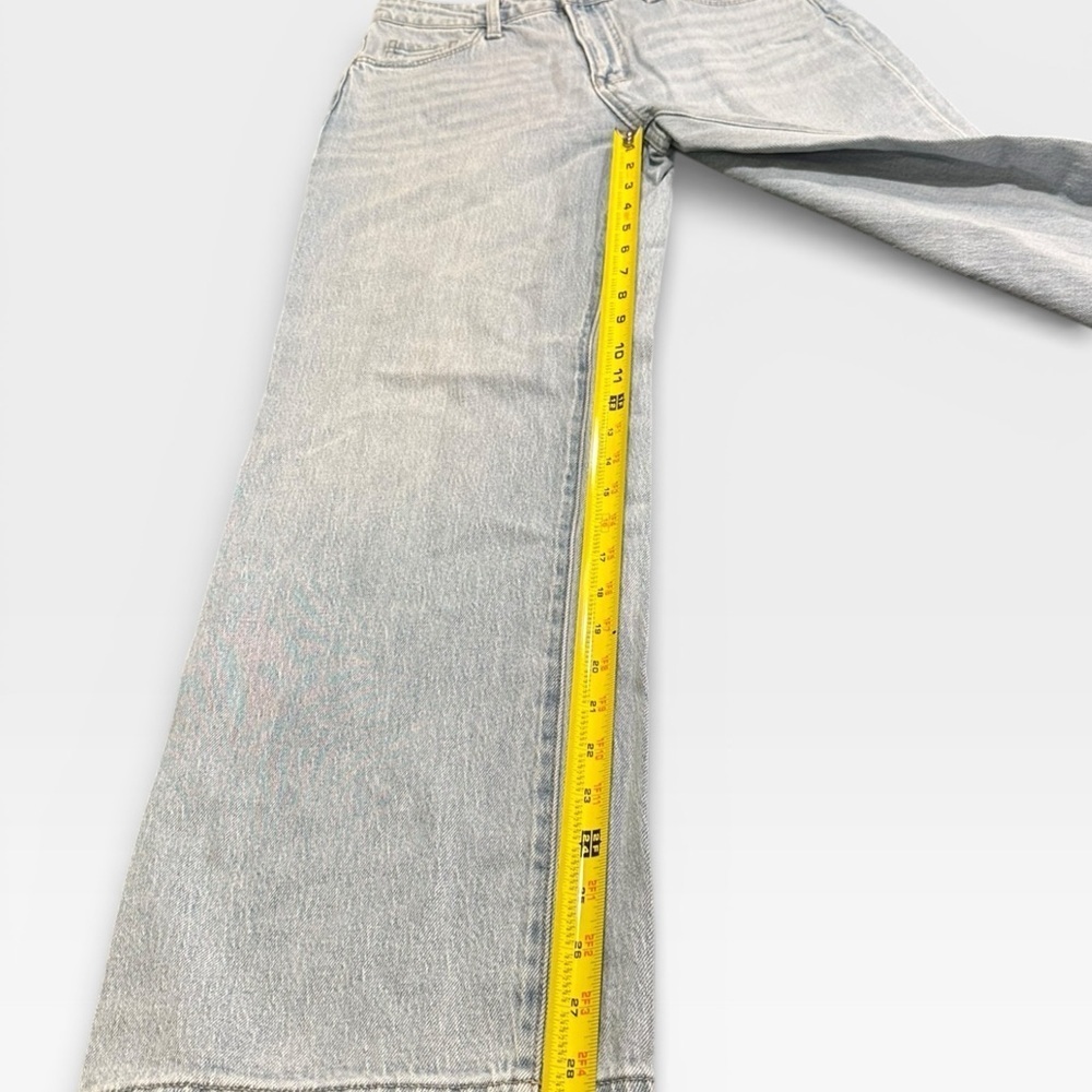 NWOT Altar’d State Light Wash Wide Leg Denim Jeans 28 - Picture 9 of 9